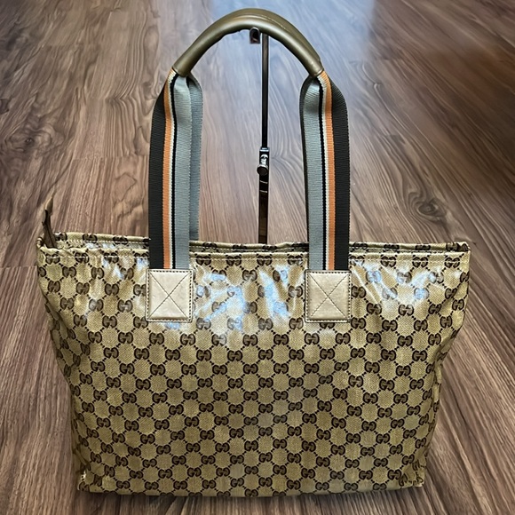 A309- 💯%authentic Gucci crystal shoulder bag - Picture 7 of 16